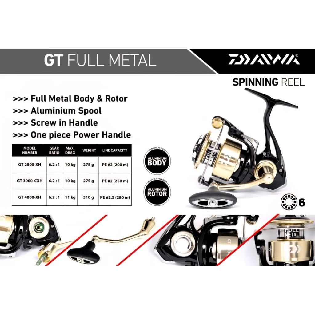 Reel Pancing Daiwa GT 3000 CXH