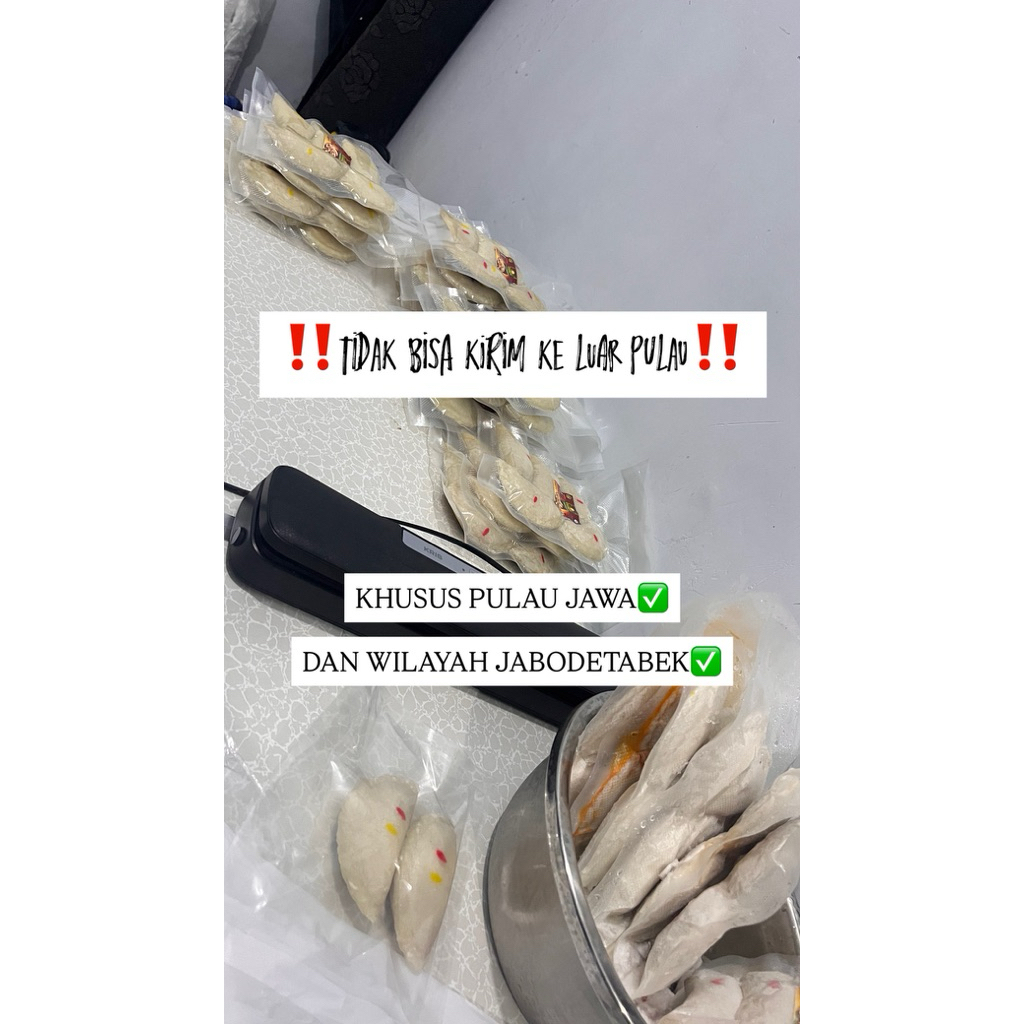 

Cireng isi jumbo pedas (FROZEN) Mix isi 6pcs