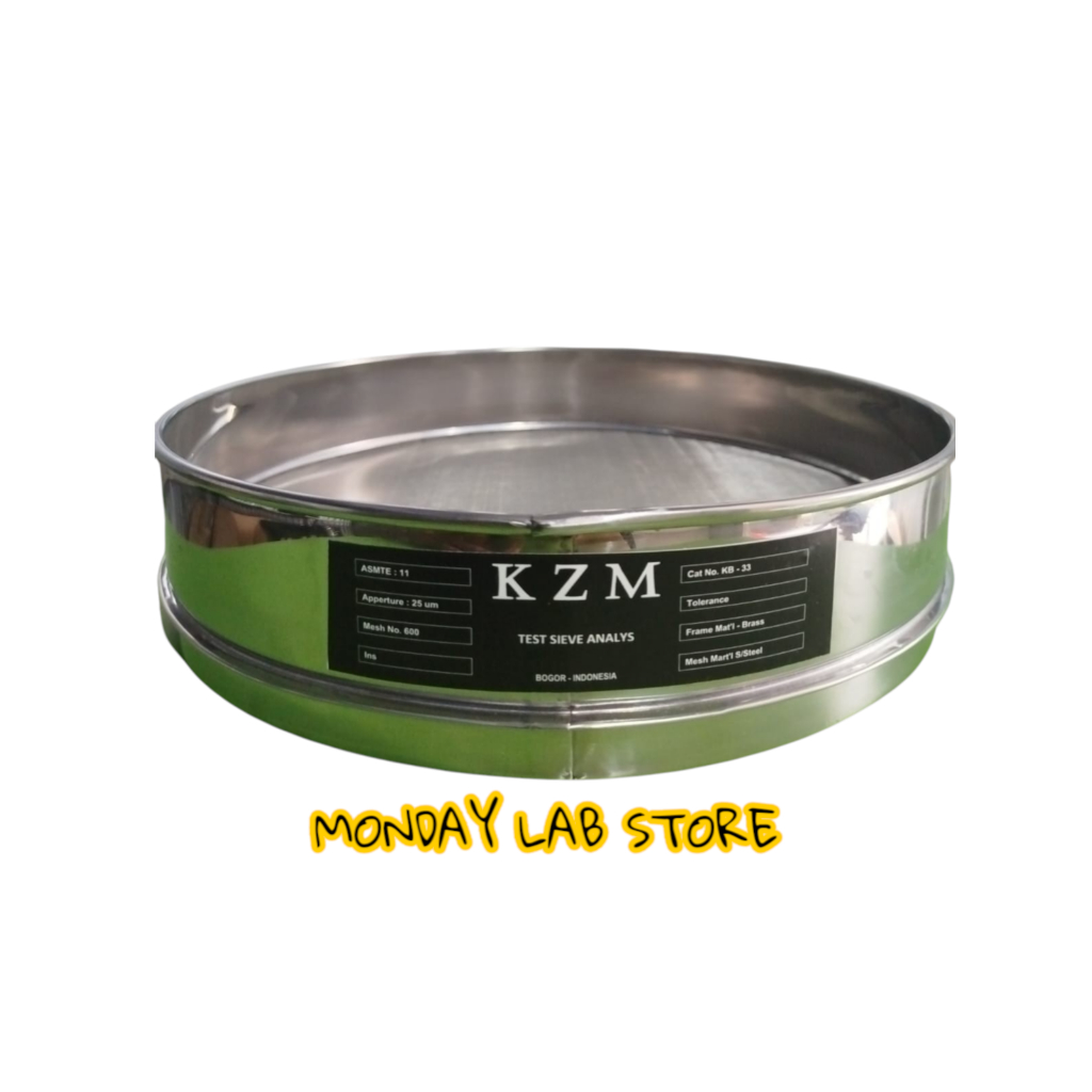 Ayakan Mesh Test Sieve Ayakan Mesh 600 (25 Um) Diameter 20 cm