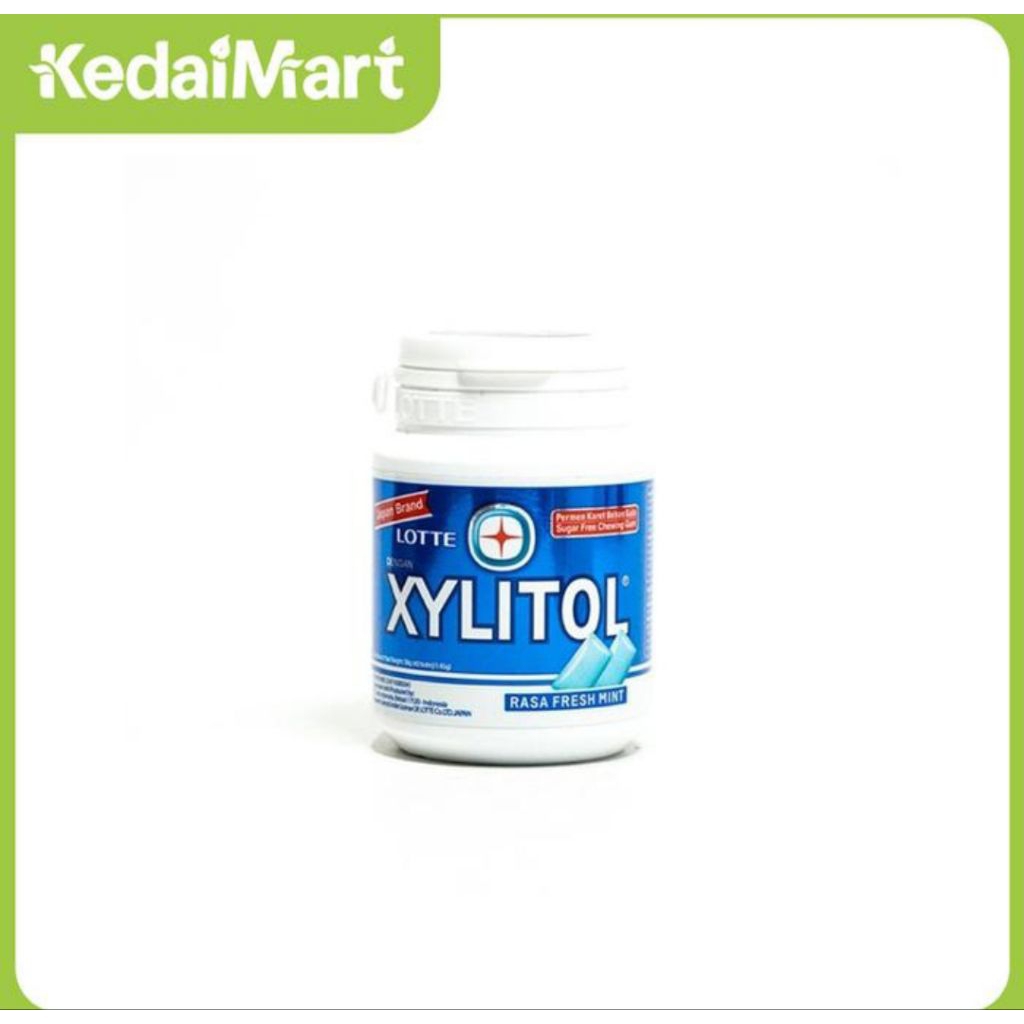 

Lotte Xylitol Gum Fresh Mint Botol 58