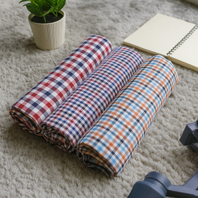 bahan kain kotak seragam sekolah kotak kobinasi