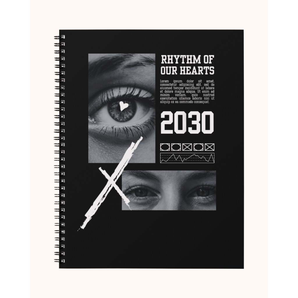 

Notebook Reflektif A5 Spiral – 50 Halaman Hitam Putih | HVS 80gsm & 100gsm – Rhythm of Our Hearts