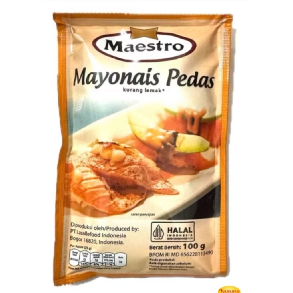 

Maestro Saus Mayonnaise Pedas 100gr