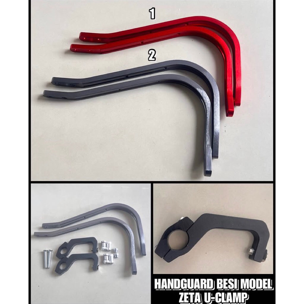 handguard besi model zeta u-clamp