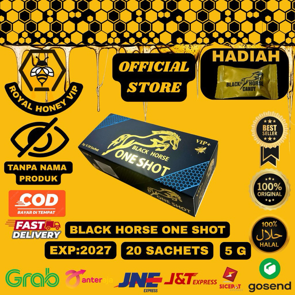 

vital Honey Black Horse One Shot box-20 Sachet 5G