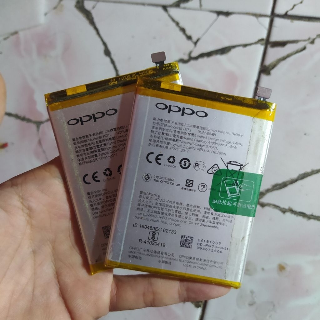 batre battery original copotan oppo a3s a5s a31 a12 original copotan