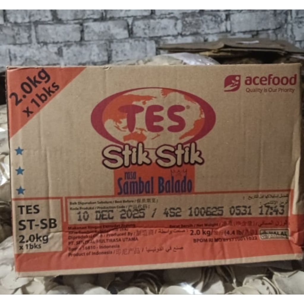 

Snack Stik balado tes 2kg