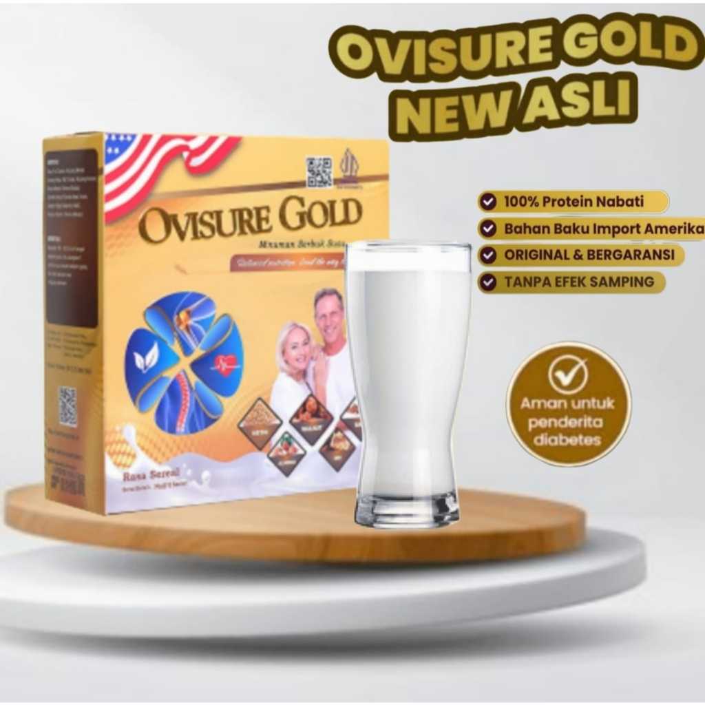 

OVISURE GOLD MILK SUSU OBAT TULANG DAN SENDI YG SEHAT BEBAS Osteoporosis Osteoarthritis 100% DIMFOR USA