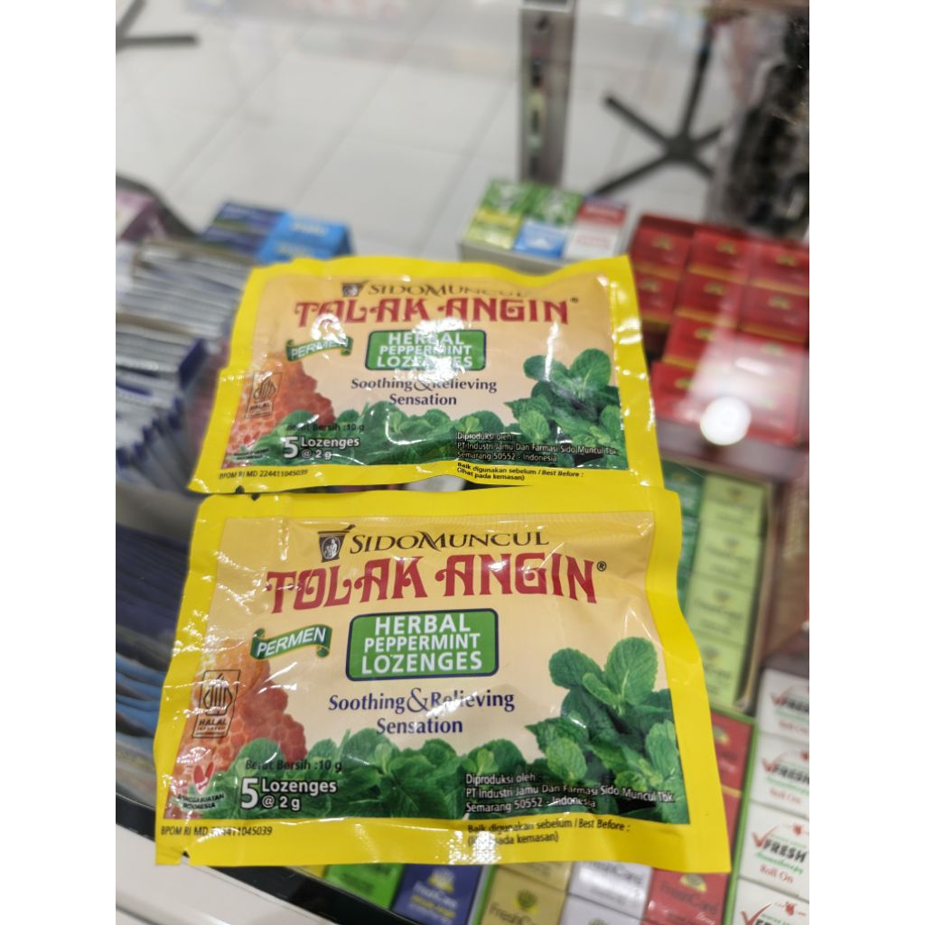 

Permen Tolak Angin / Permen untuk melegakan tenggorokan / Permen untuk masuk angin