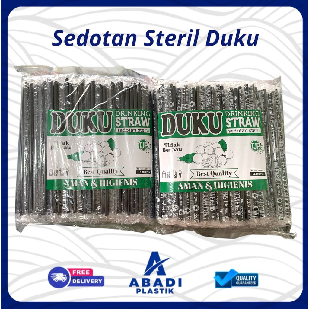 Sedotan Steril Duku / Sedotan Hitam Steril