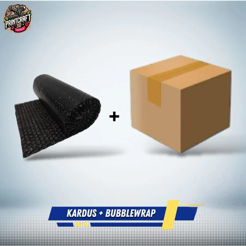 

Extra Packing Kardus dan Bubble Wrap untuk tambahan packing lebih aman