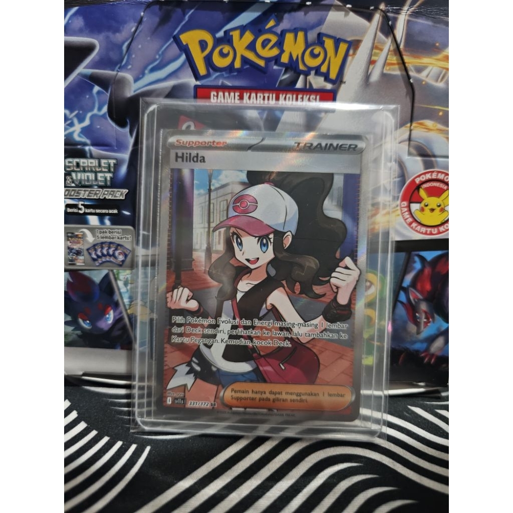 Pokemon TCG - Hilda SR (Hitam & Putih)