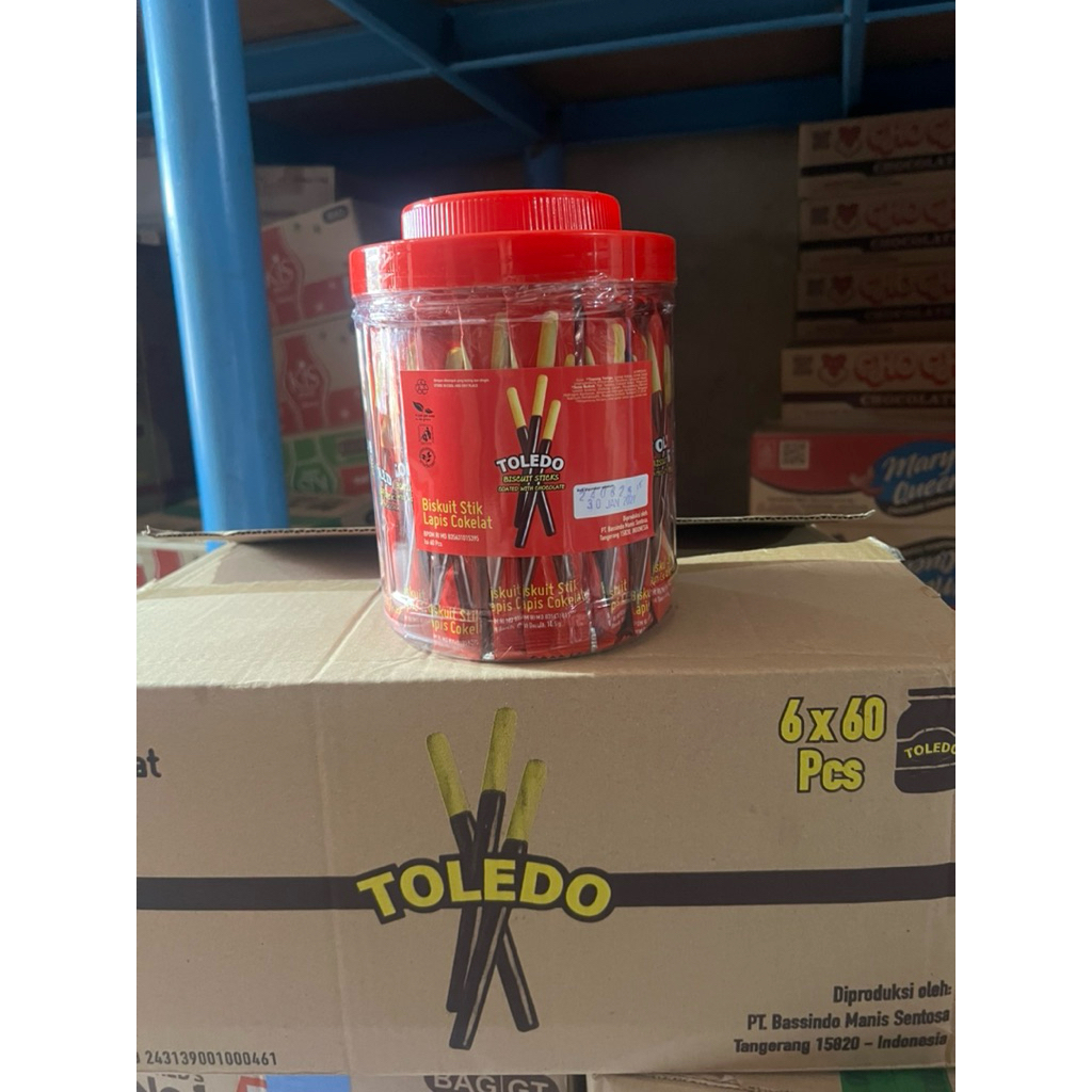 

chocolate coklat stick stik toledo toples pocky biskuit stik lapis 60pcs