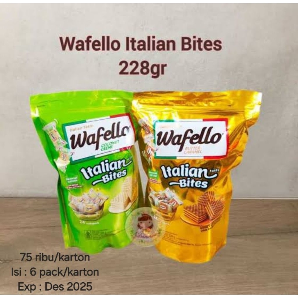 

Wafello Caramel 228 gr dan Wafello Coconut 228gr