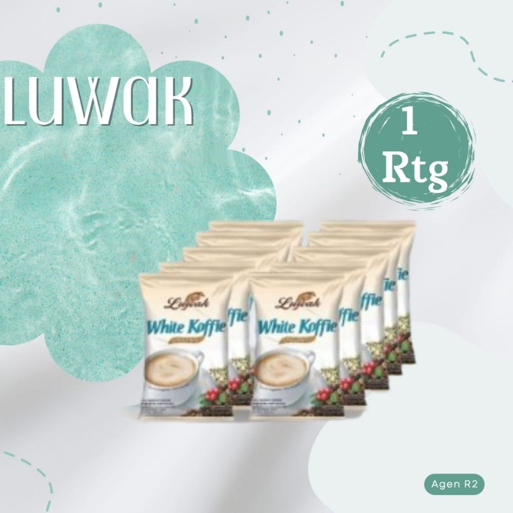 

Luwak white koffie (1 Renceng / 10 pcs)