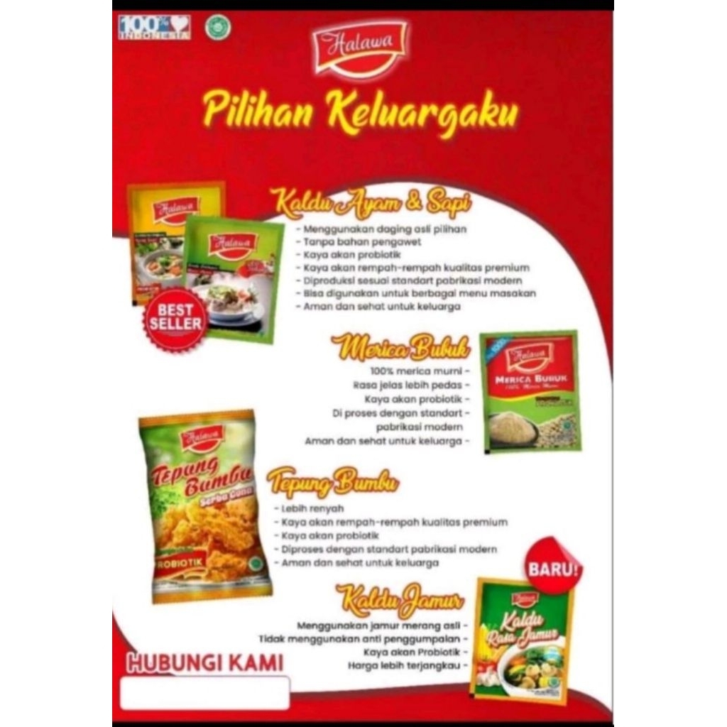 

Halawa Bumbu masak 1 Dus