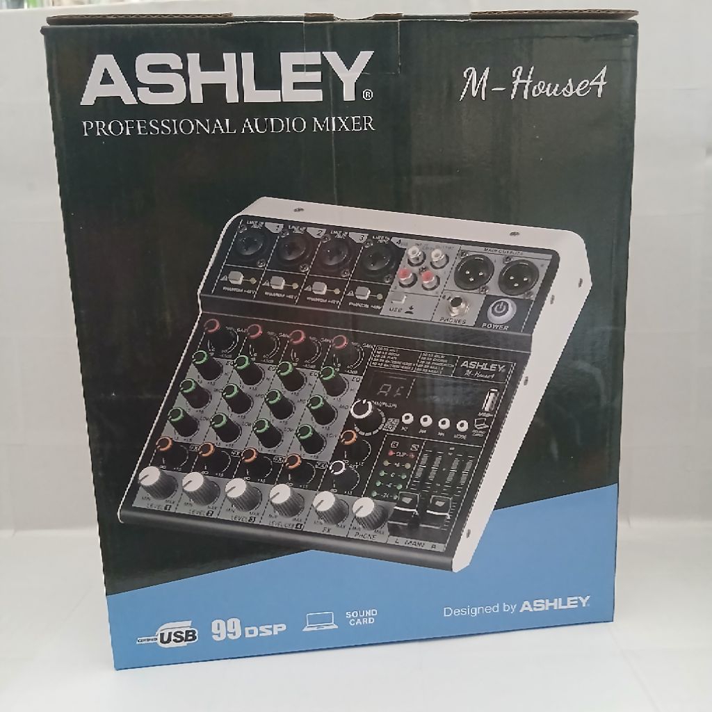 Mixer Ashley M HOUSE 4 Original, Mixer Ashley 4 chanell, Mixer Audio Ashley M HOUSE 4 Original