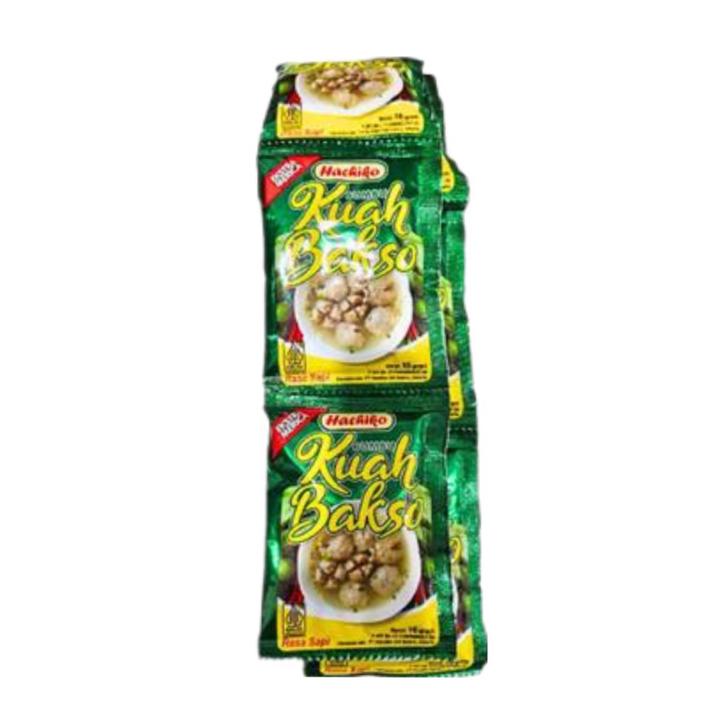 

Hachiko Bumbu Kuah Bakso (1 renceng/12 sachet)