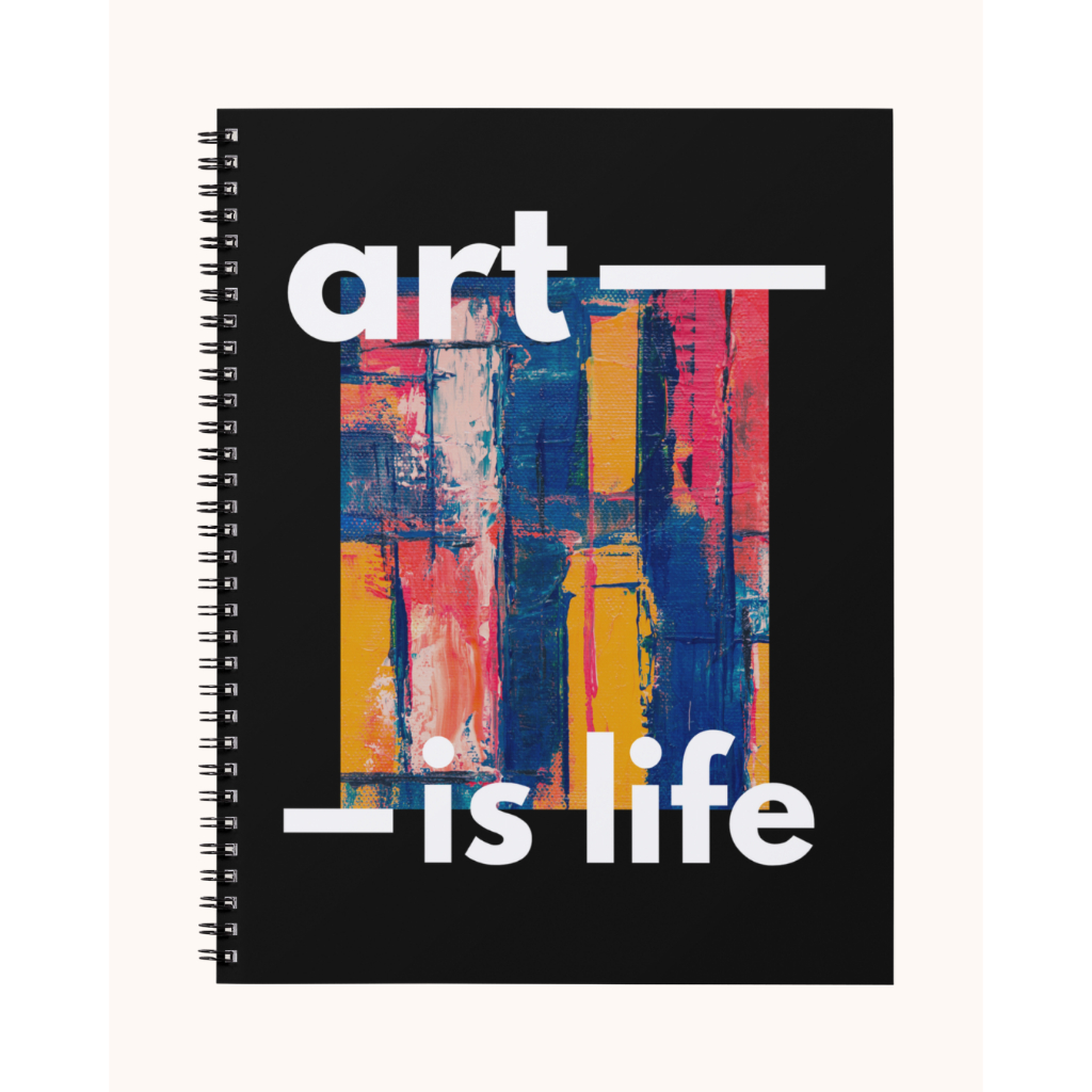 

Notebook Reflektif A5 Spiral – 50 Halaman Hitam Putih | HVS 80gsm & 100gsm – Art is Life