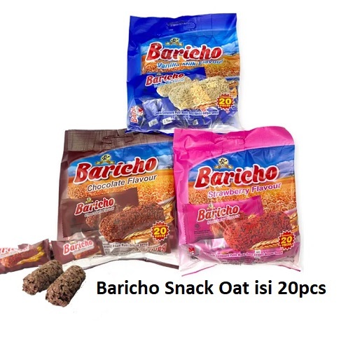 

(PROMO BELI 1 GRATIS 1) Baricho Oat Isi 20 PCS - Snack/ Snack Oat