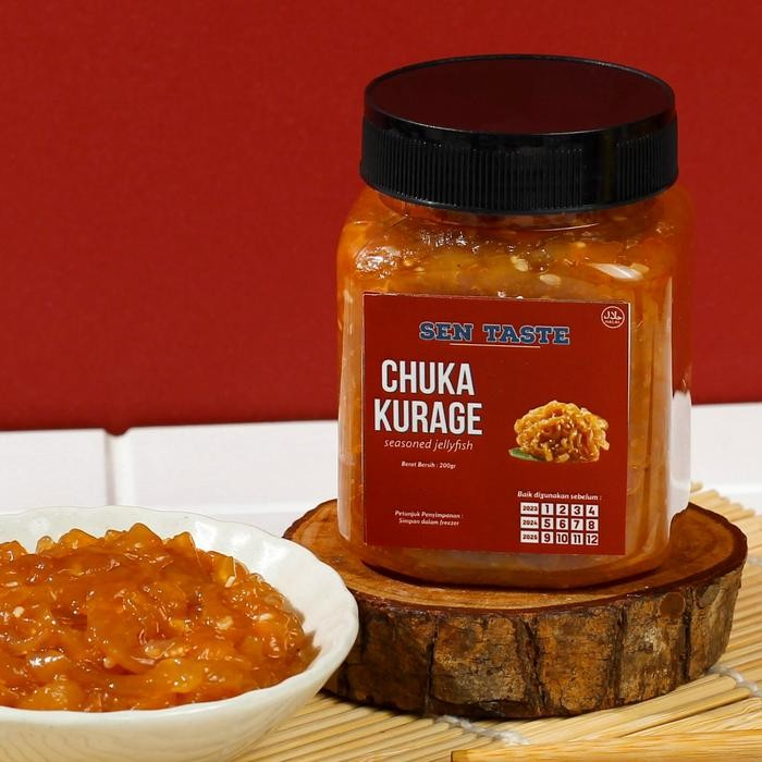 

PastiFreShNya- Chuka Kurage 200gr - Seasoned Jellyfish Ubur-ubur Salad Jelly fish