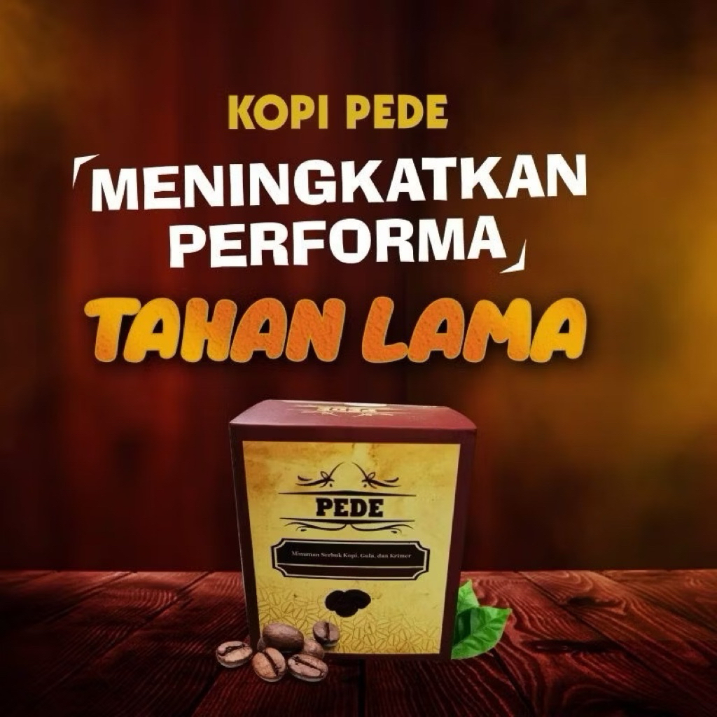 

kopi pede tahan lama untuk suami istri 1box isi 5shaset