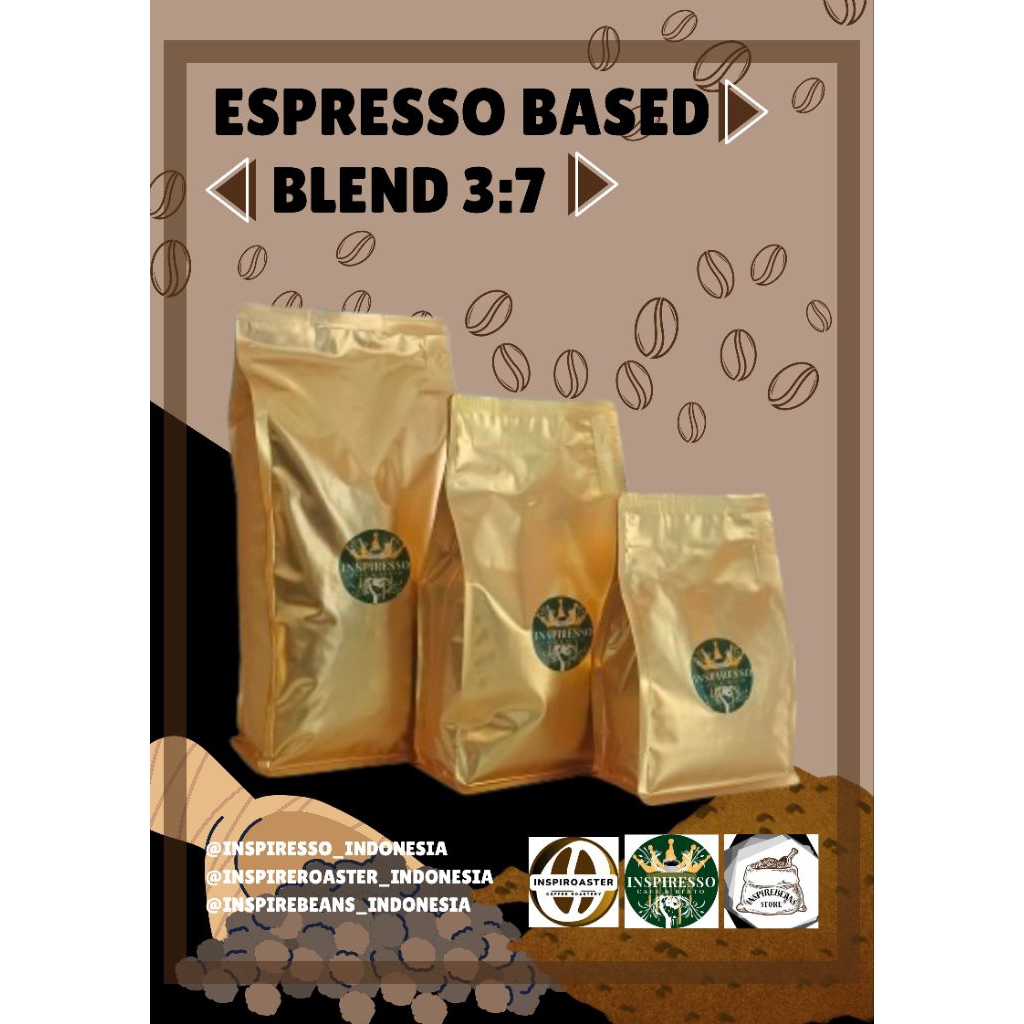 

ROASTED BEANS BLEND 3/7 ESPRESSO BASED