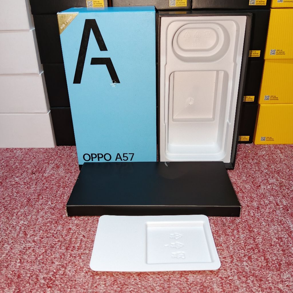DUS HP BOK HP OPPO A57 BOX ASLI ORIGINAL