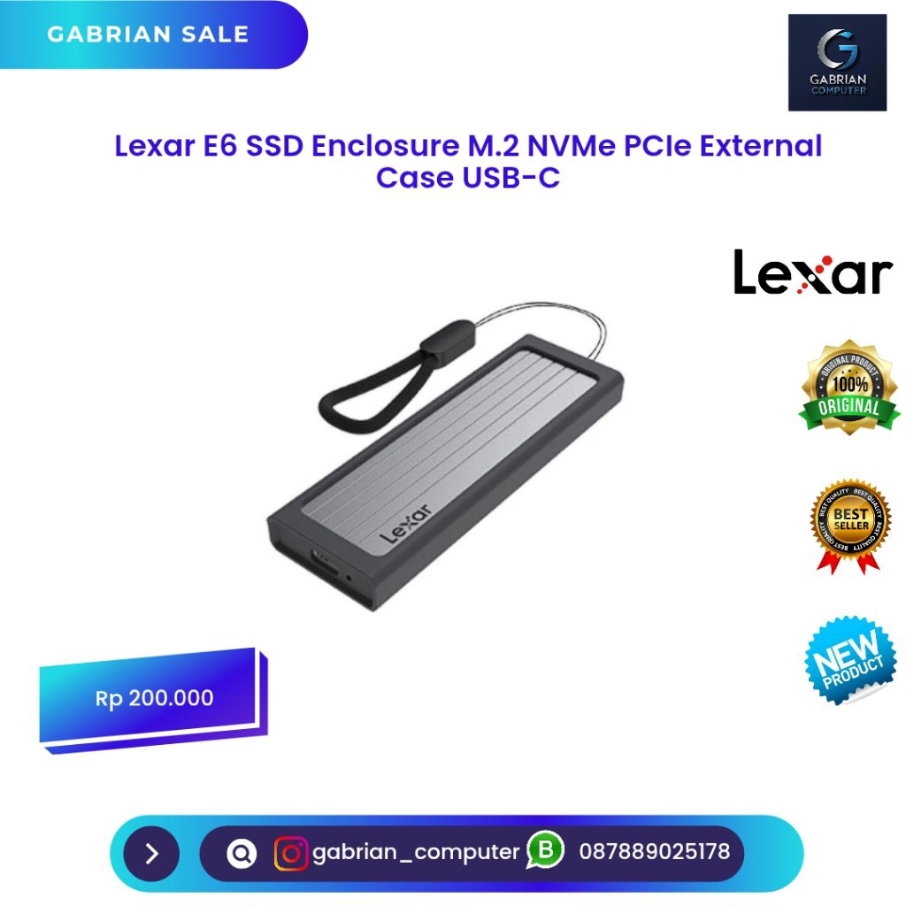 Case External SSD NVMe/M2 SSD