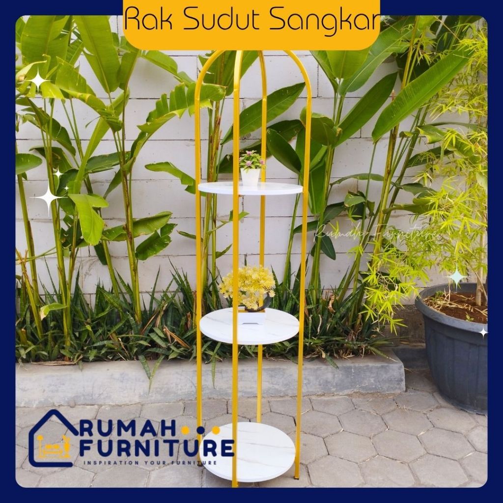 Rak Aryana/ Rak Sangkar Burung/ Rak Multifungsi/ Rak Aesthetic | rak Sudut sangkar