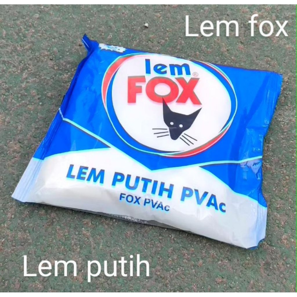 

Lem putih pvac fox lem putih 300gr/600gr Lem plamur kayu