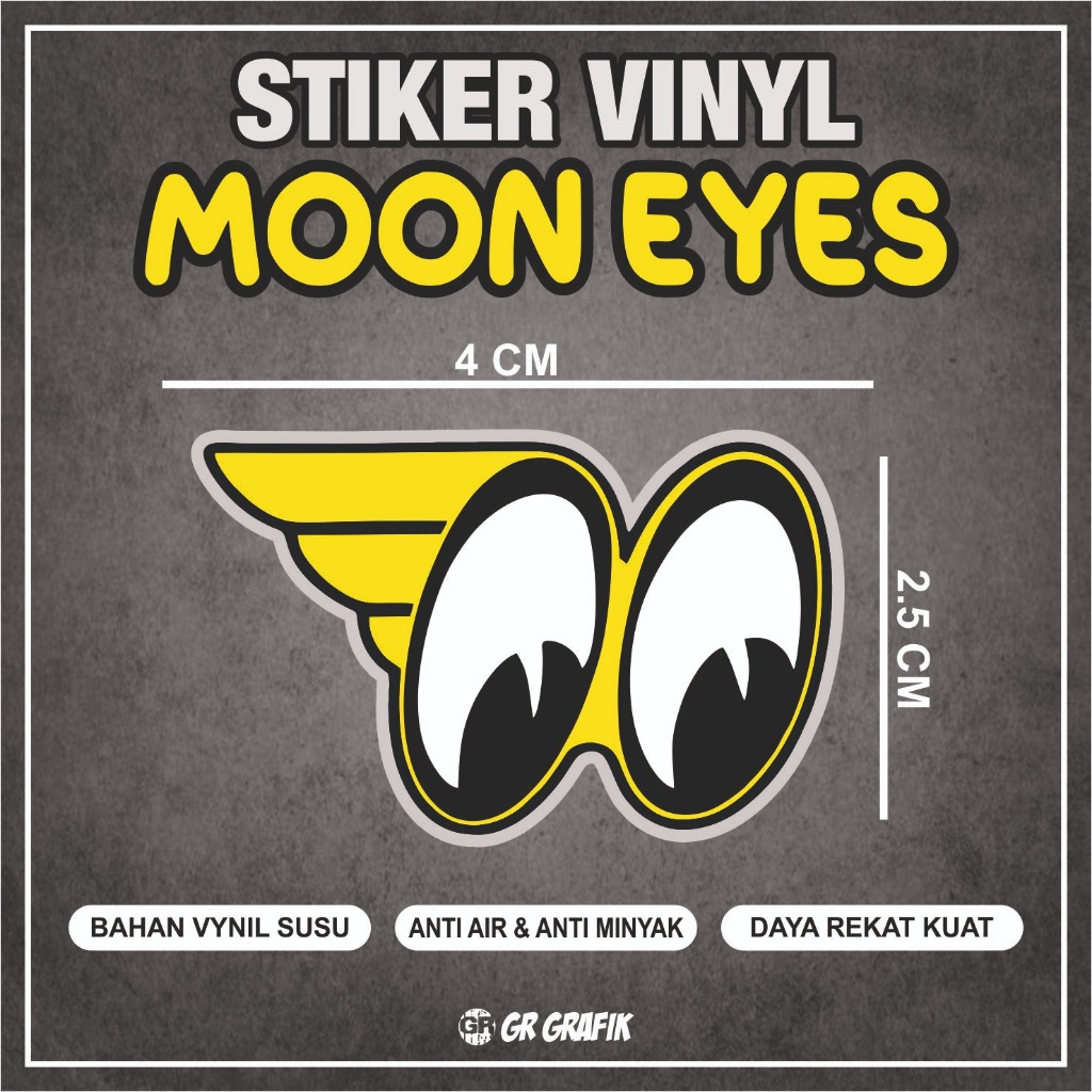 STIKER MOONEYES VIRAL/STIKER VINYL MOONEYES
