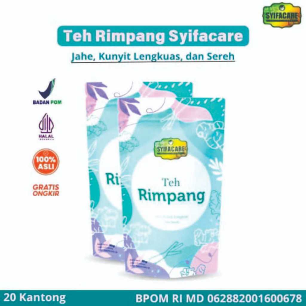 

SYIFACARE Teh Rimpang Untuk Tubuh Singset Diet Pelangsing Menurunkan Berat Badan Ala JSR / Teh Rimpang Syifacare