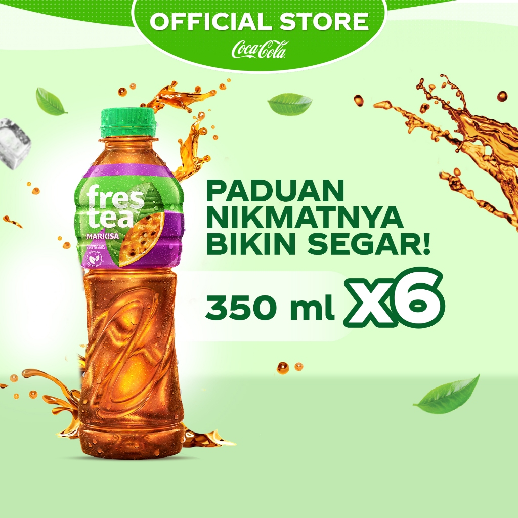 

Frestea Passion Fruit Minuman Teh Rasa Markisa - Botol 350ml x 6 pcs