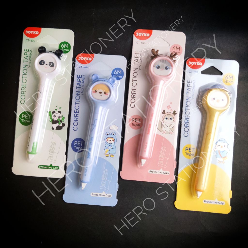 

Correction tape model pen joyko animal fancy 6 m CT-594