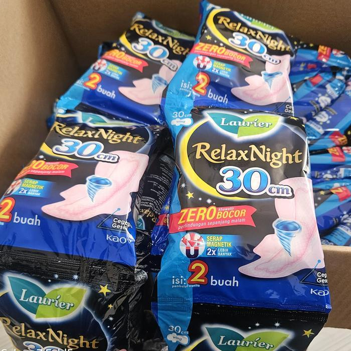 Pembalut Laurier Relax Night 30 cm 1 Renceng