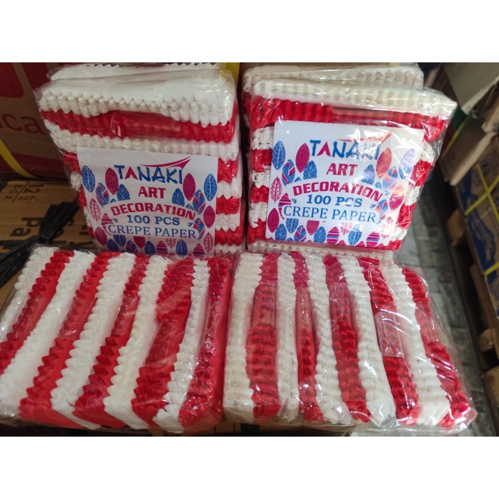 

kertas krep merah putih