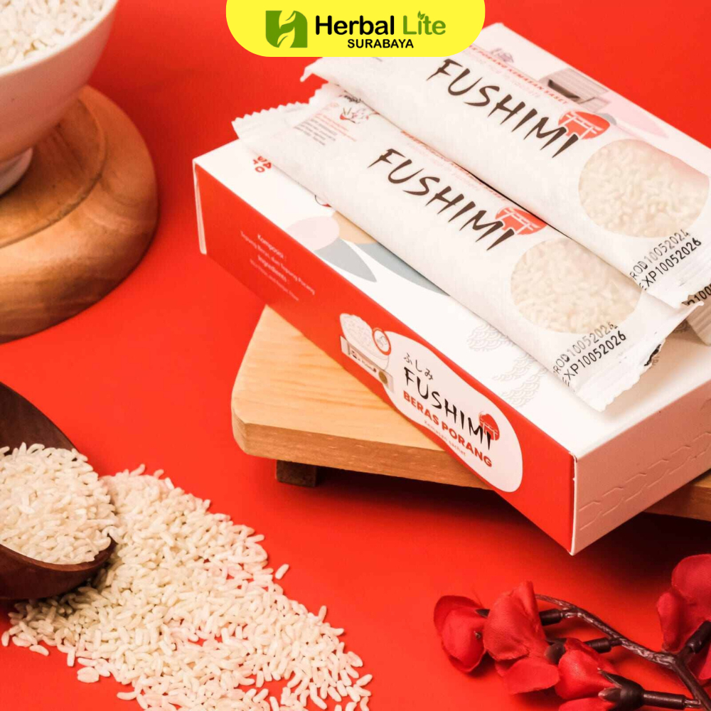 

Beras Porang Box 240gr - Fushimi - Beras Porang Sachet- 40g x 6