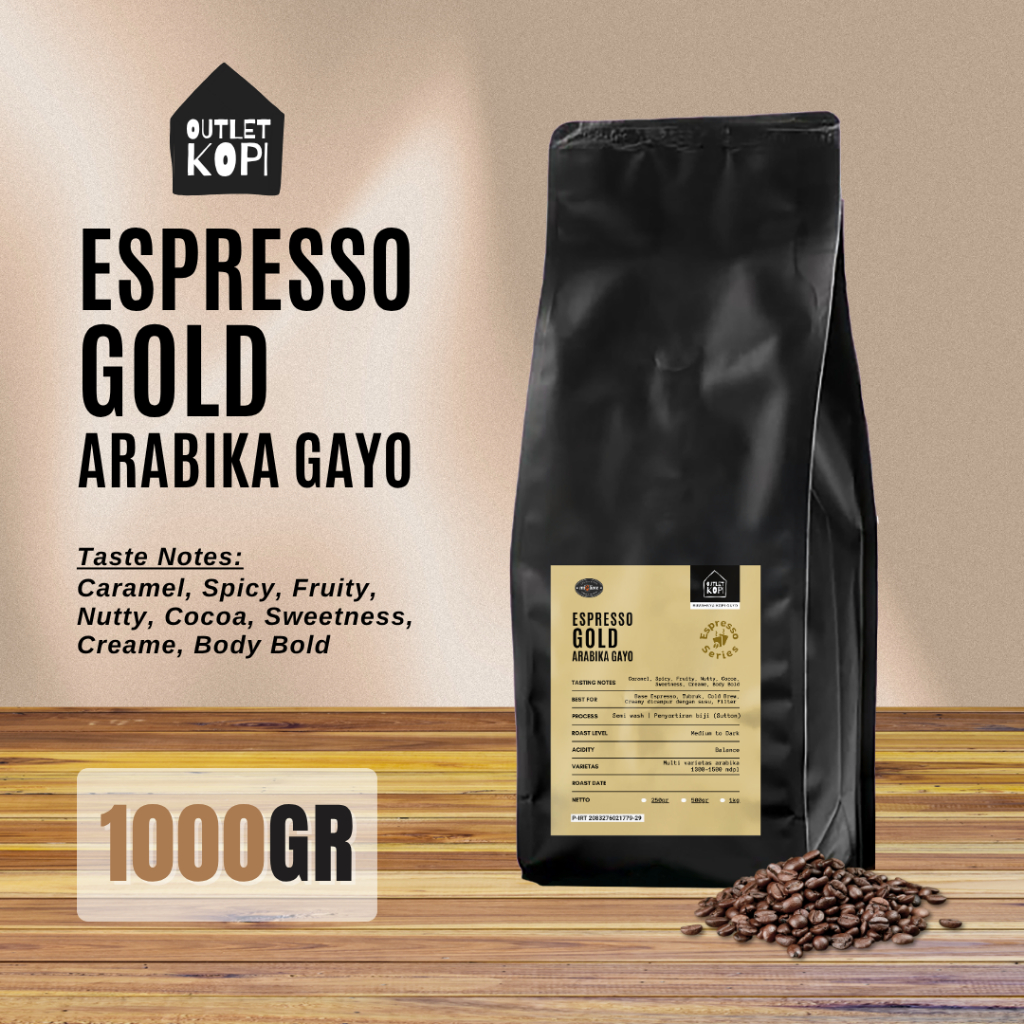 

ESPRESSO GOLD - Arabika Gayo 100%