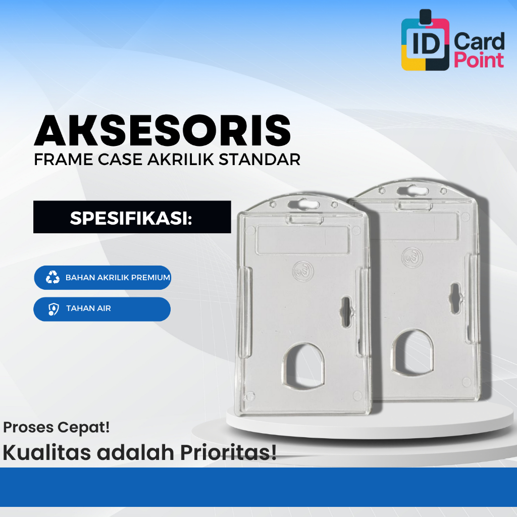 

Frame Krilik Standar Bening Kaca/Tempat ID Card