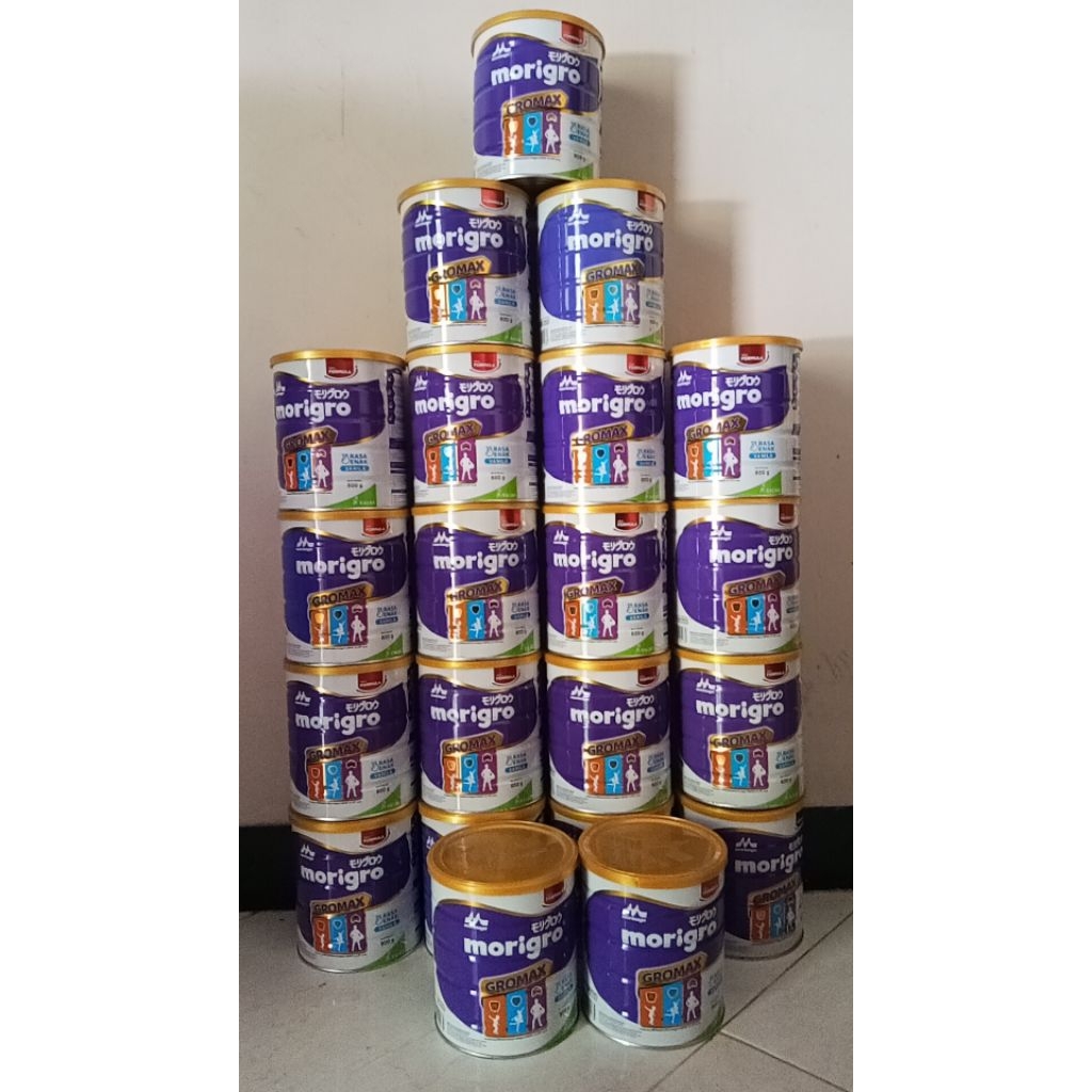 Kaleng bekas SUSU MORINAGA MORIGROW 800gram-Murah Bersih