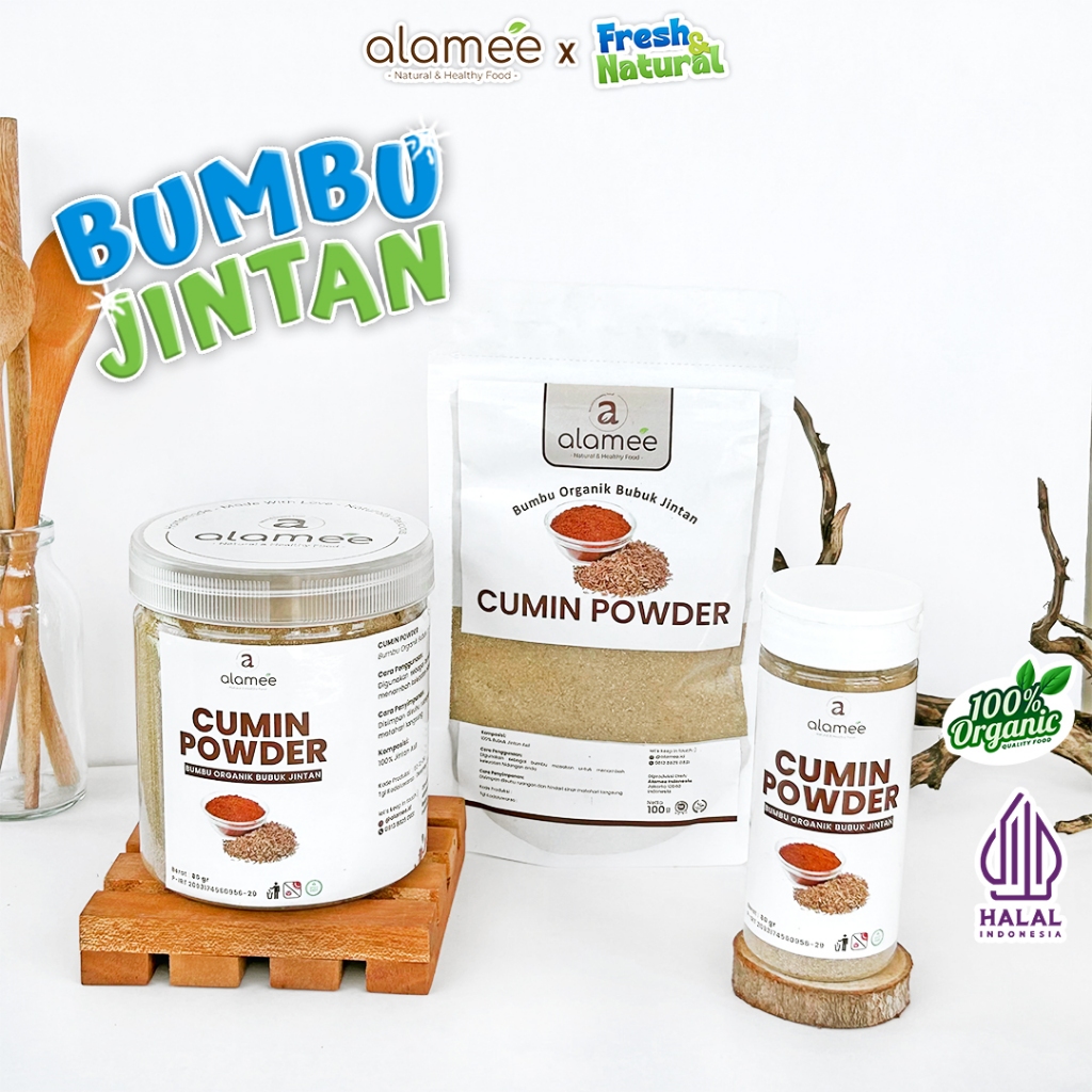 

ALAMEE Bumbu Dapur Jintan Bubuk Cumin Powder Bumbu Dapur Jinten Ground Masak fresh and natural