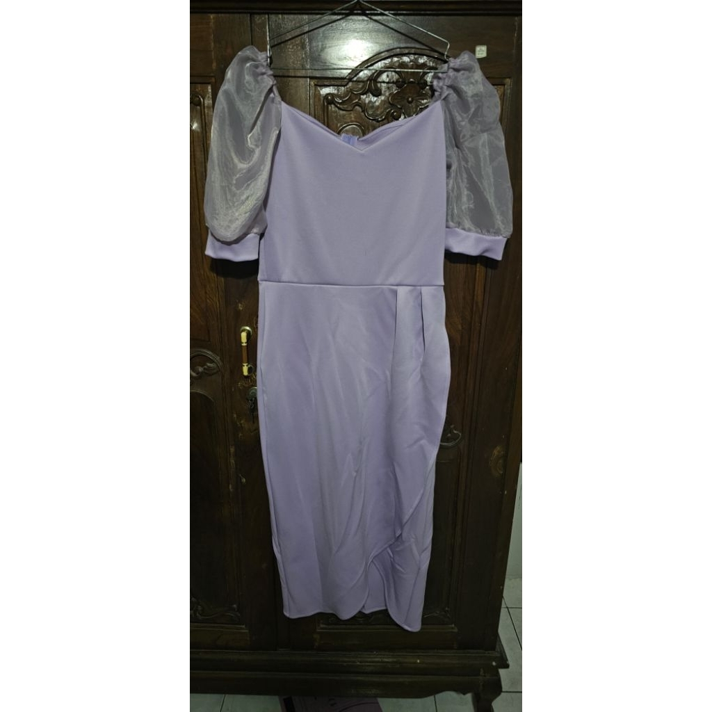 pl custom dress mix organza