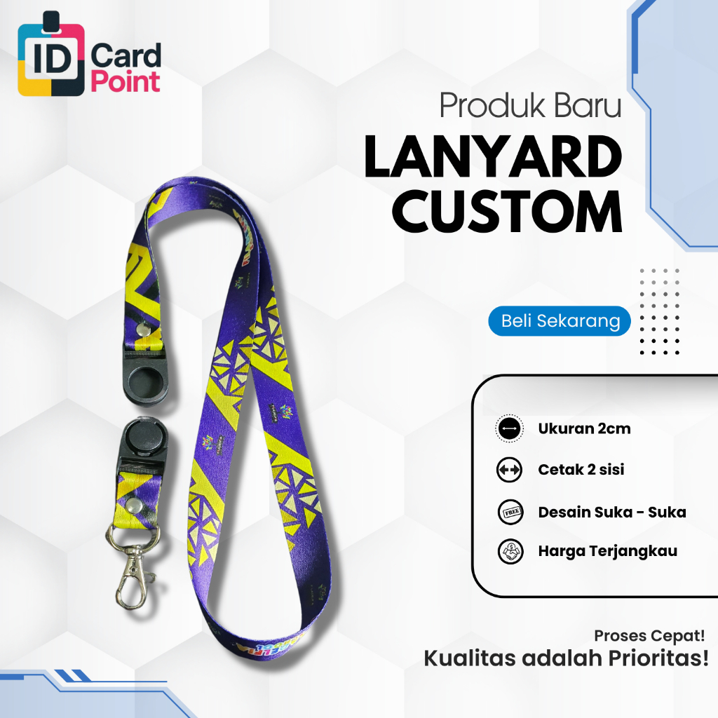 

Tali Lanyard Custom Nama | Desain Bebas & Unik Bisa Request