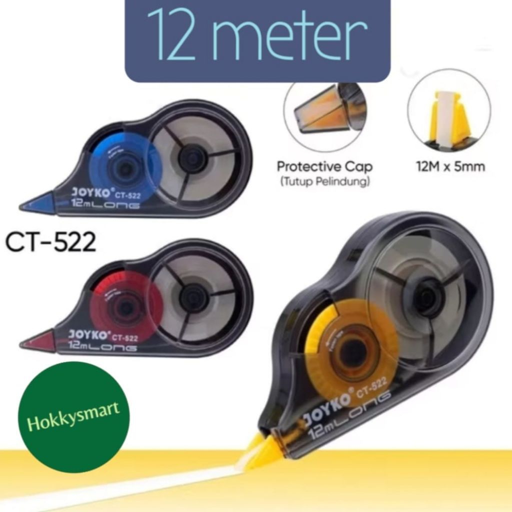 

Correction Tape / Tipe-x Kertas 12 Meter / Pita Tape Koreksi