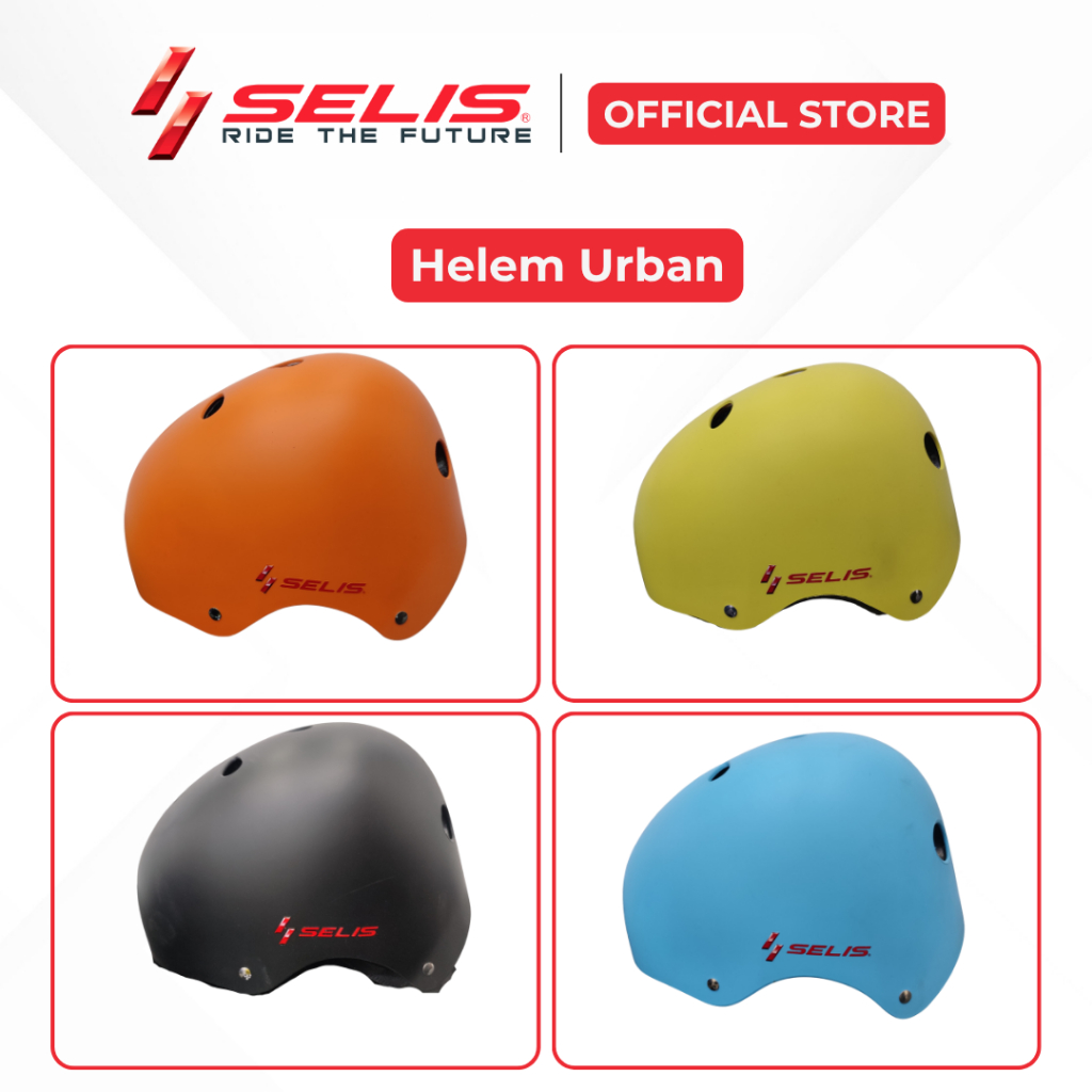 SELIS - HELEM SEPEDA URBAN ( HELMET / HELM )