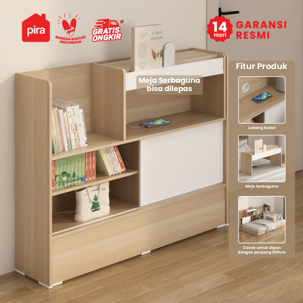 PIRA -  NUBO HB100 Headboard Kasur / Sandaran Kasur / Dipan / Dipan Tempat Tidur / Headboard Dipan d