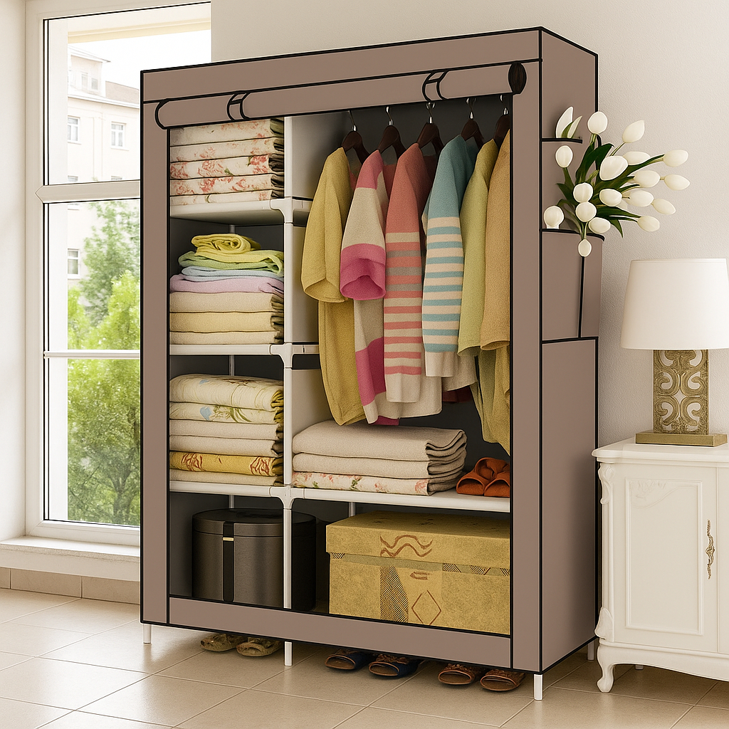 Lemari Pakaian Aesthetic Lemari Pakaian Minimalis Lemari Portable Lemari Kain Lemari Kain Resleting