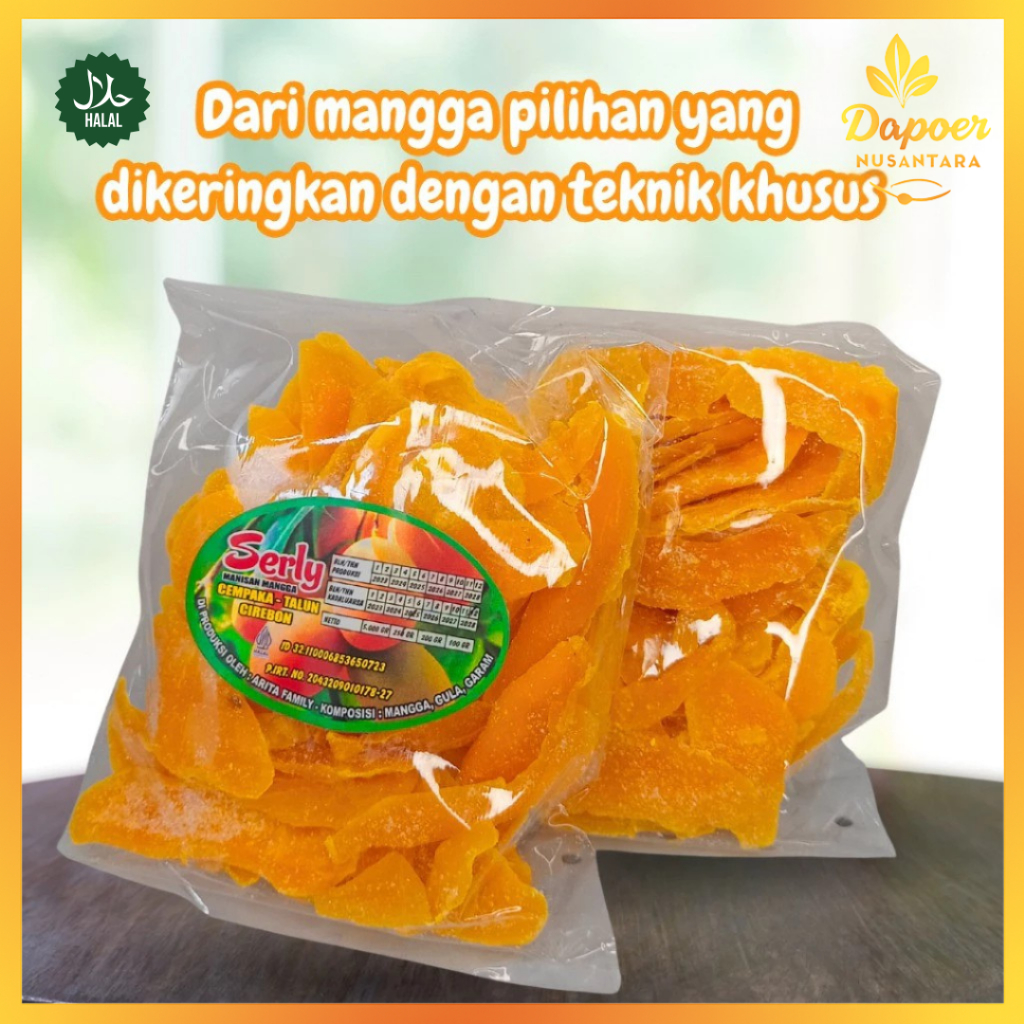 

Manisan Mangga Kering Sherly khas cirebon diolah secara tradisional