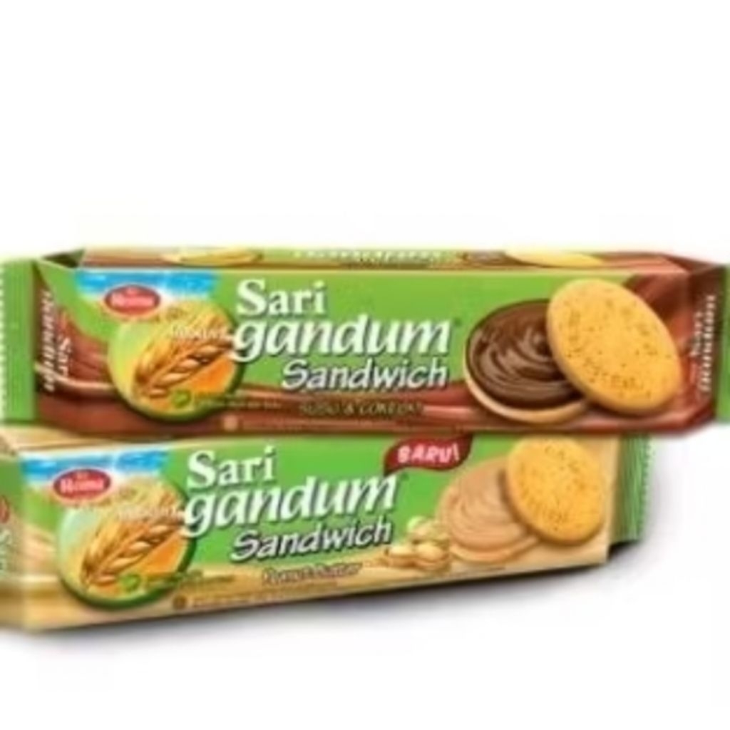 

Sari gandum Biskuit Cokelat/Kacang @115gr